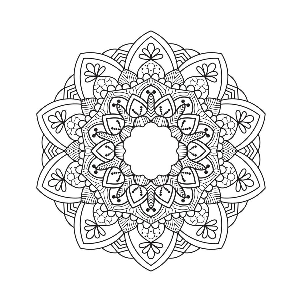 christmas ornament mandala vector