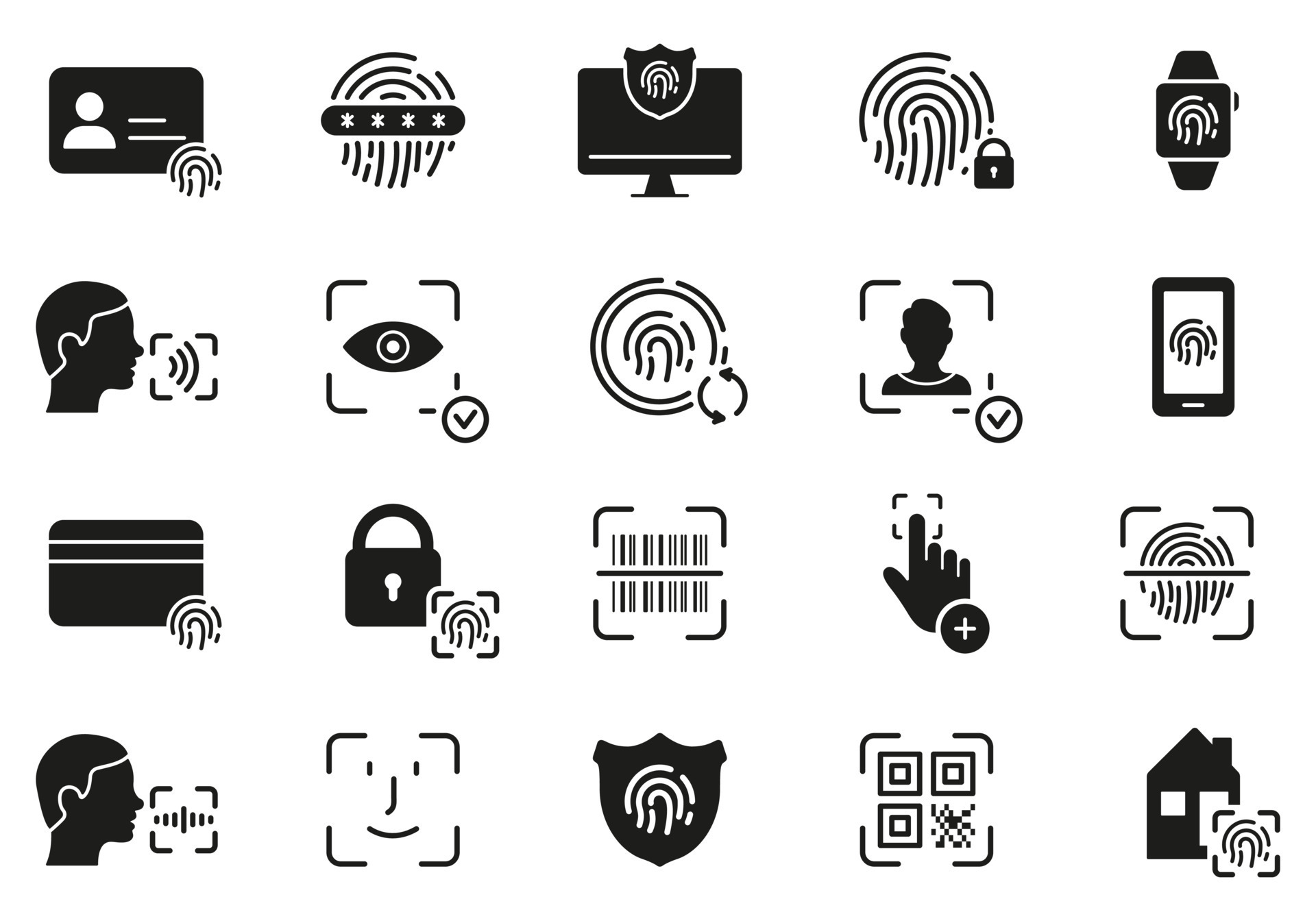 Huella digital contrase a de identidad facial en el tel fono m vil