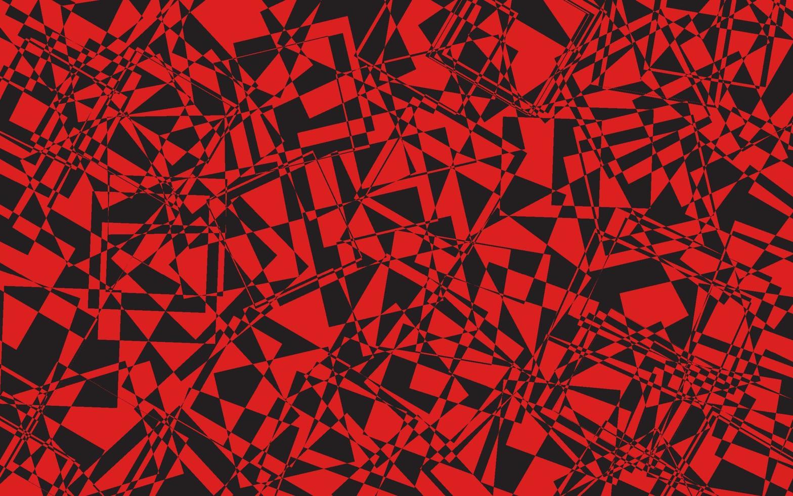 patrón abstracto fondo de color negro y rojo vector