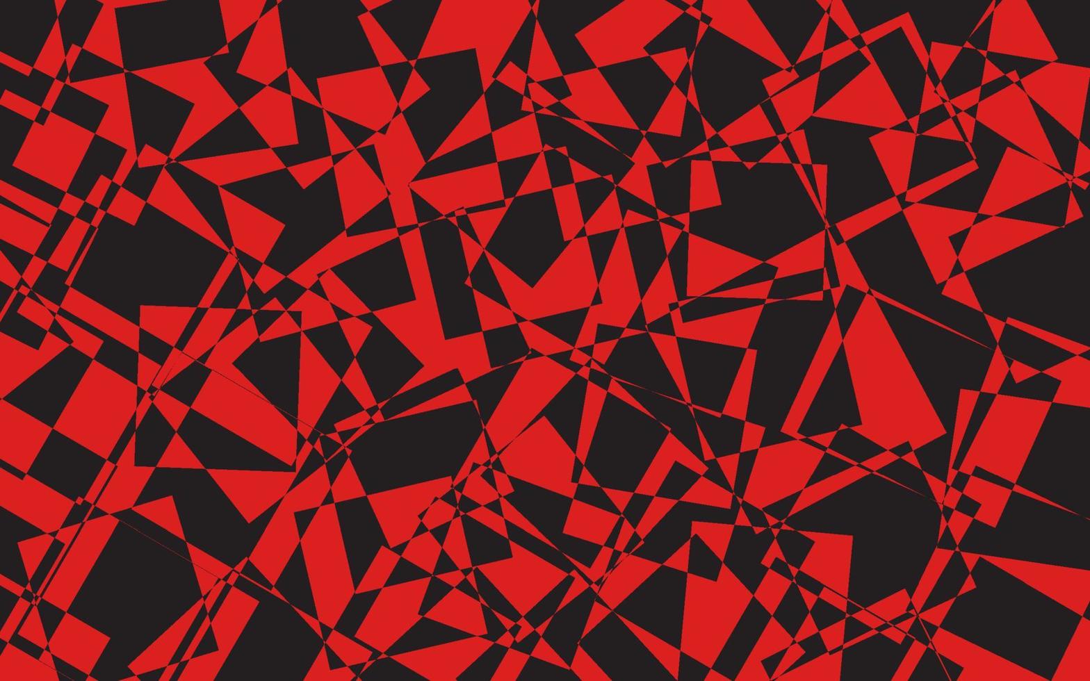 Abstract pattern black and red color background vector