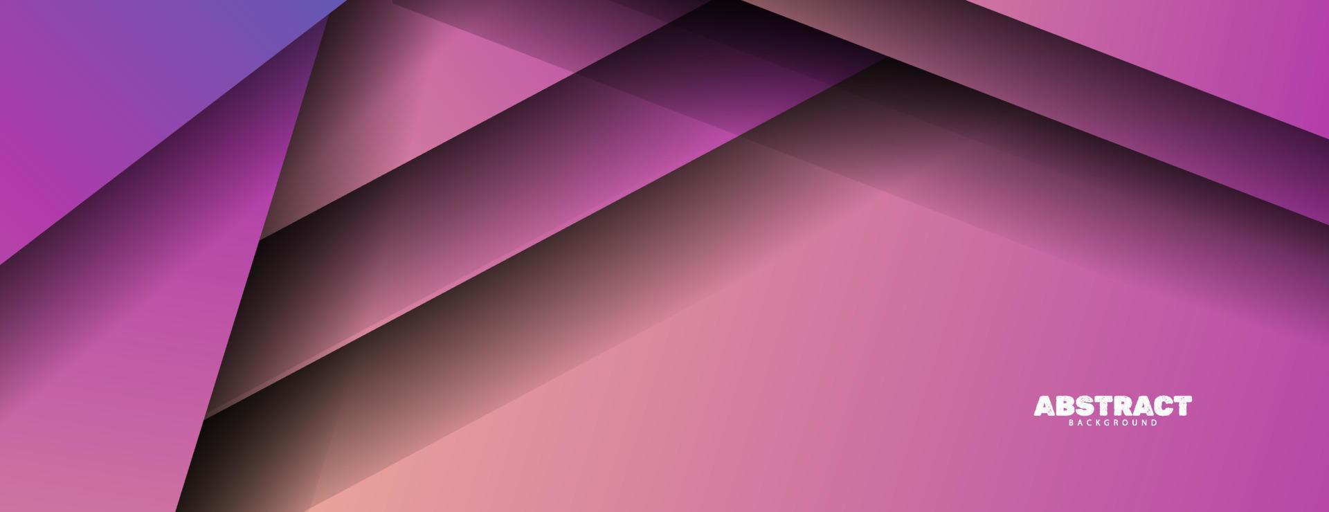 Abstract papercut overlap layer purple color background vector