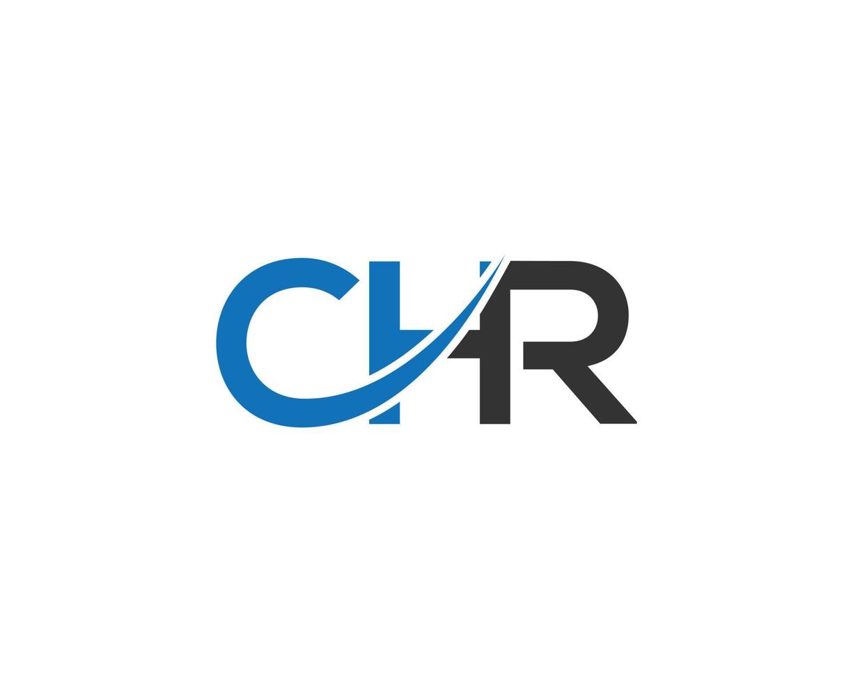Editable CHR Letter Initial Logo Design Template Vector Illustration