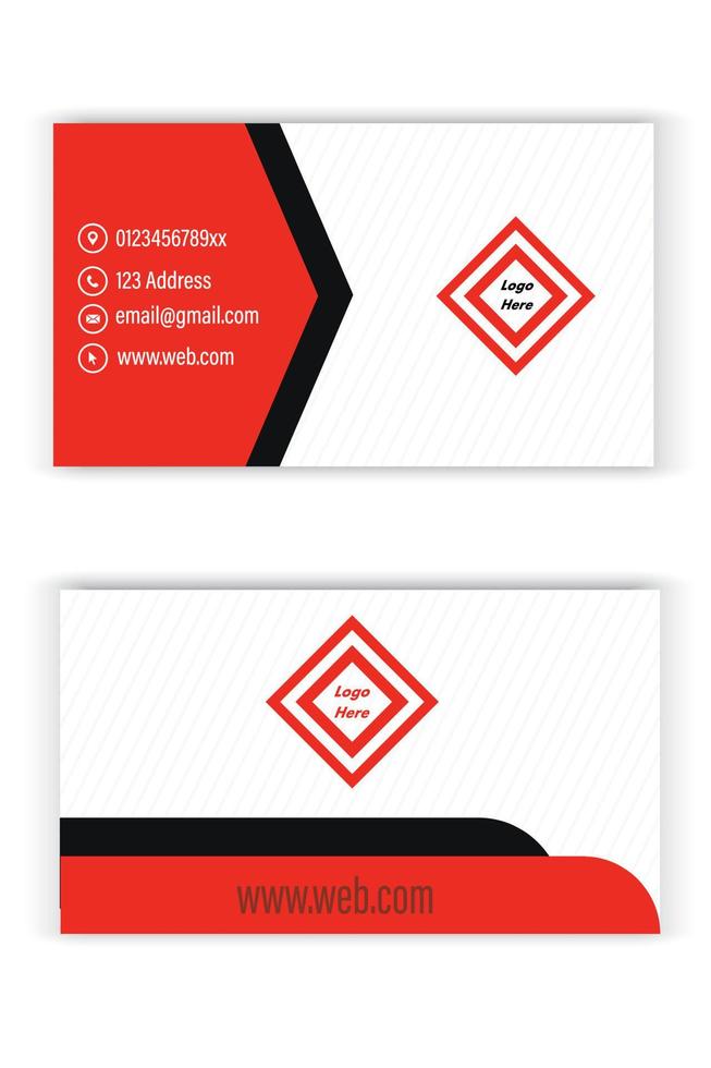 business card design vector