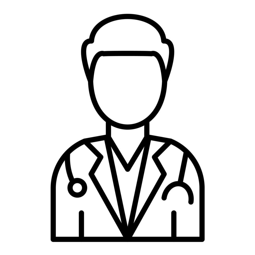 Doctor Line Icon vector