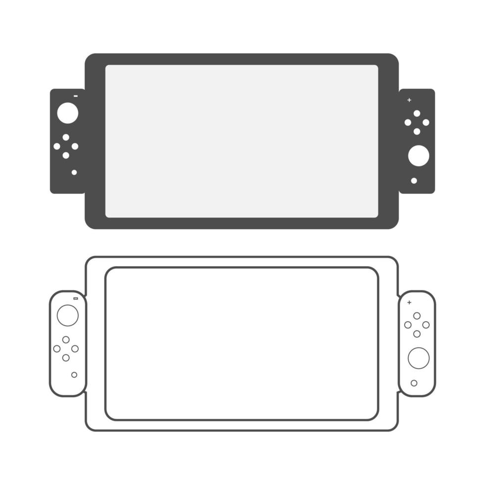 nintendo switch consola vector ilustración vector switch