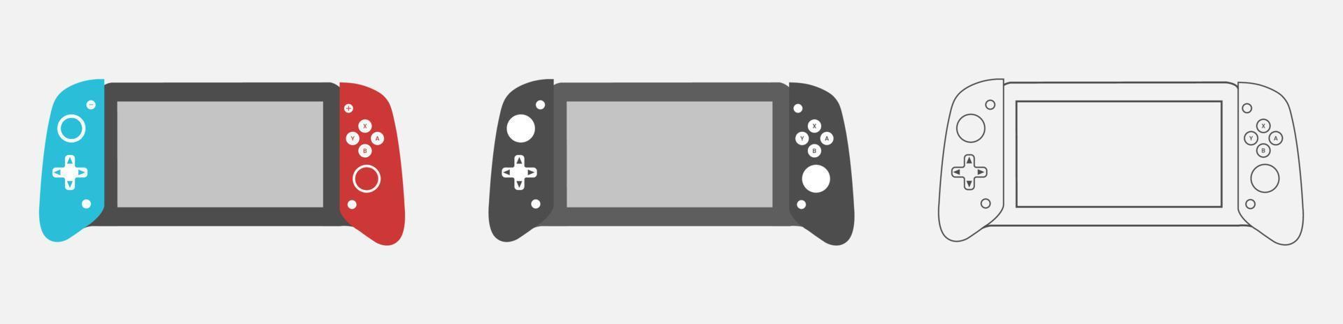 nintendo switch consola vector ilustración vector switch