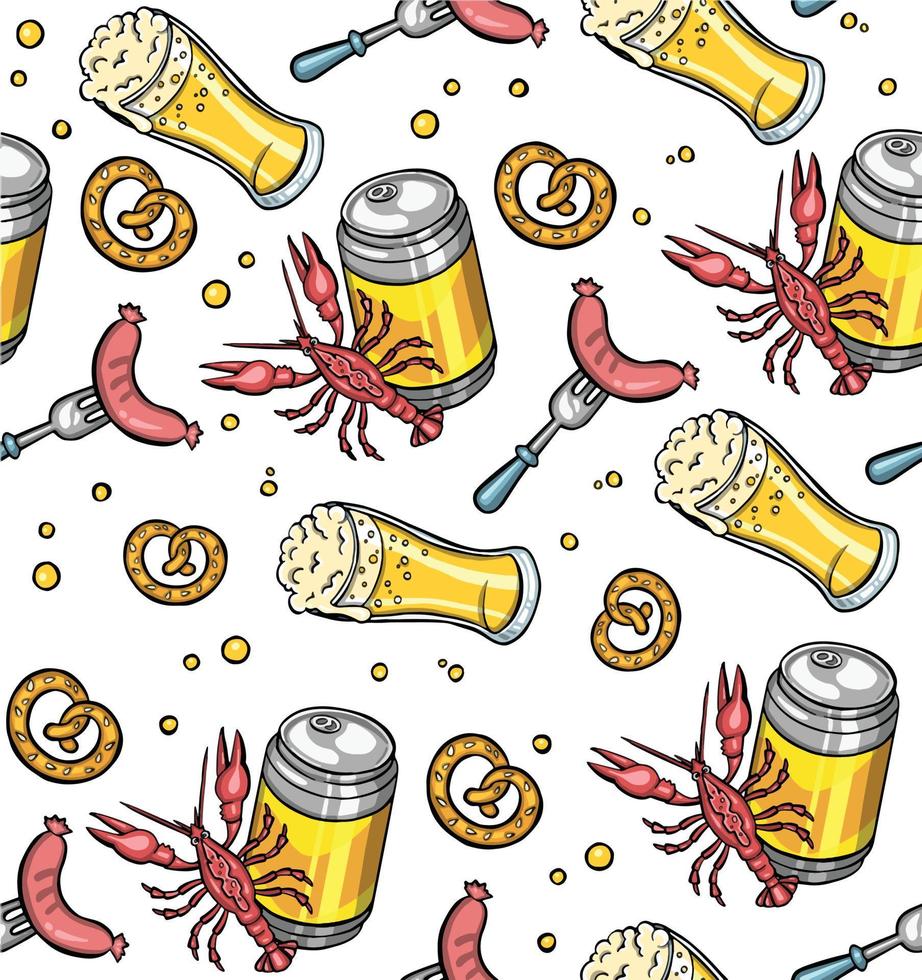 textile ornament beer seamless pattern memphis style outline line bundle set background download. vector