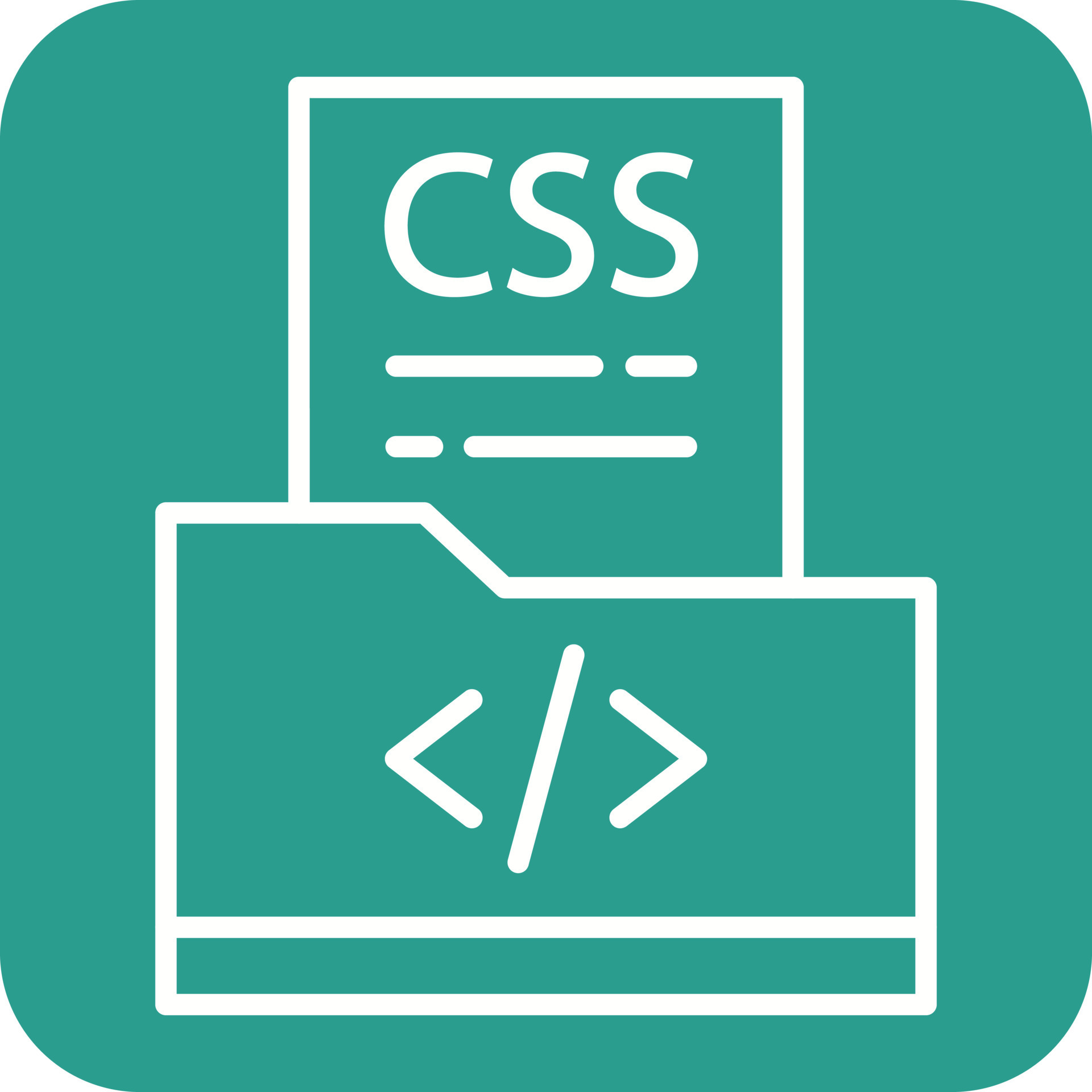 CSS File Line Round Corner Background Icons 14722072 Vector Art at Vecteezy