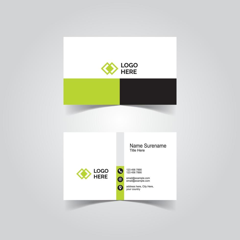 Business card template vol 07 vector