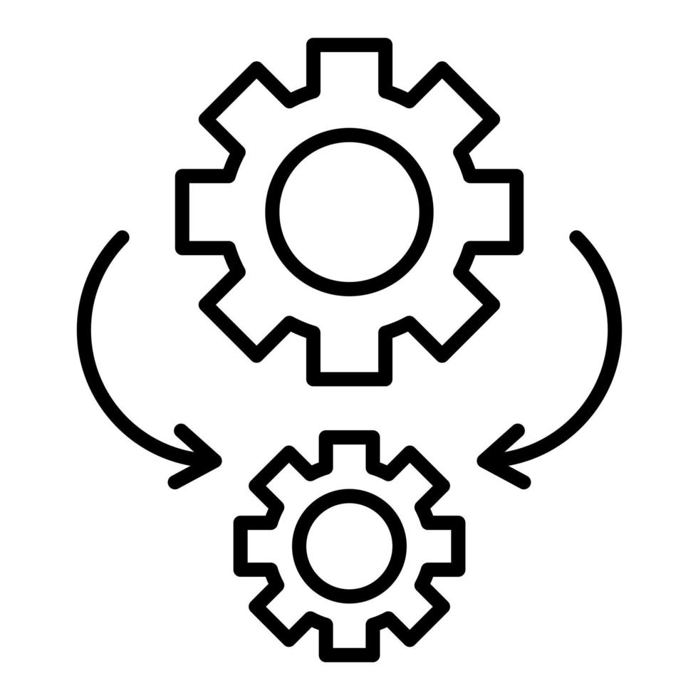 Automation Line Icon 14722580 Vector Art at Vecteezy