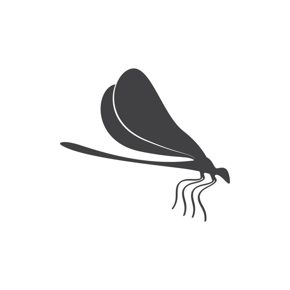 Dragonfly illustration icon vector
