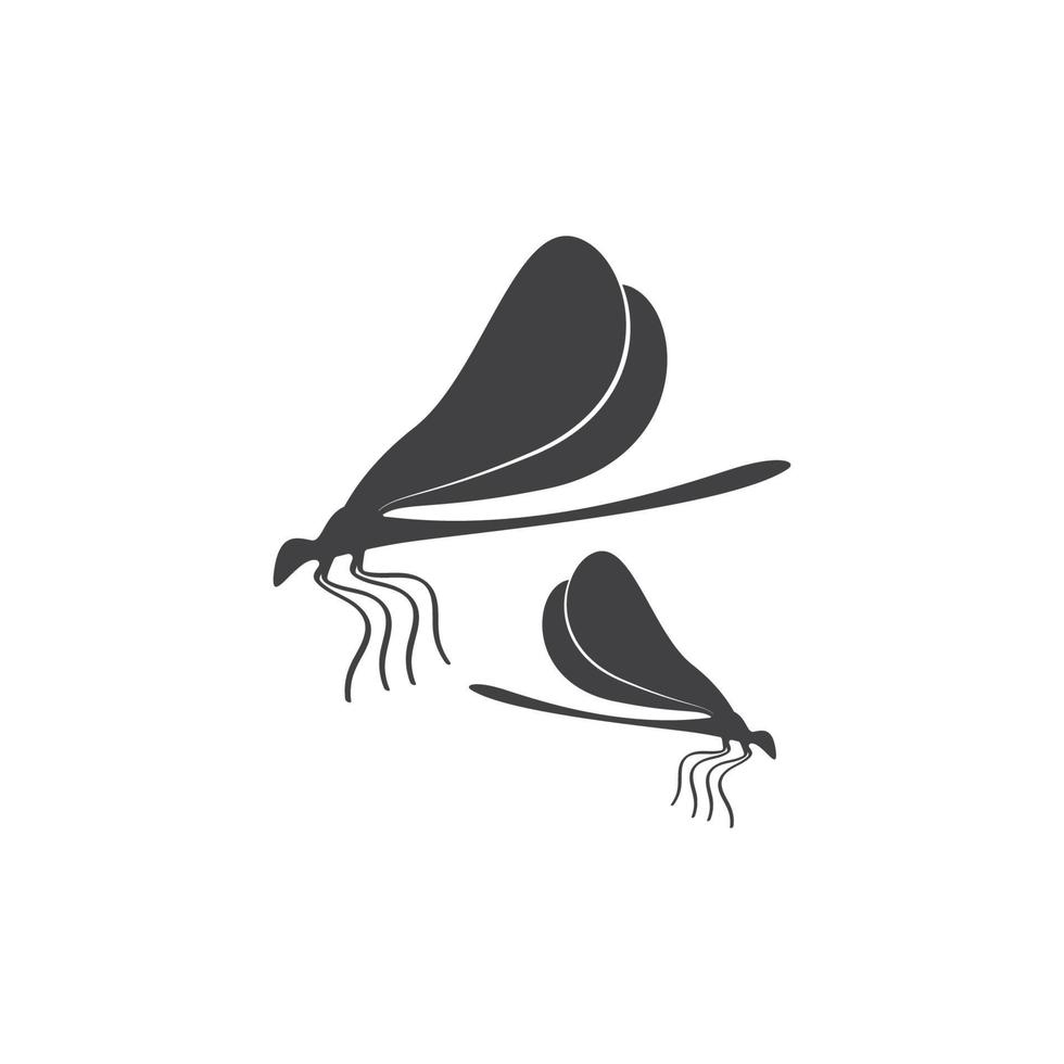 Dragonfly illustration icon vector