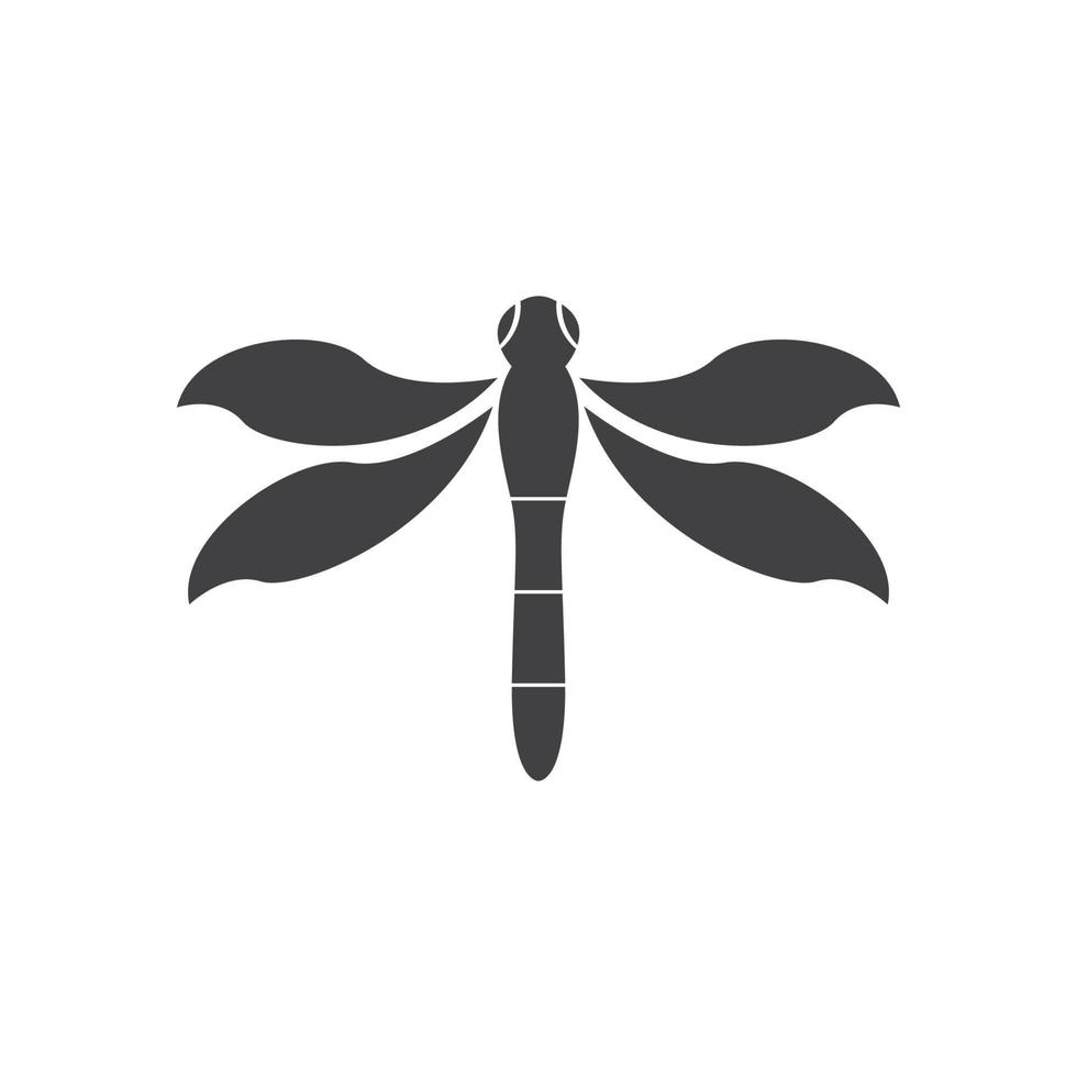 Dragonfly illustration icon vector