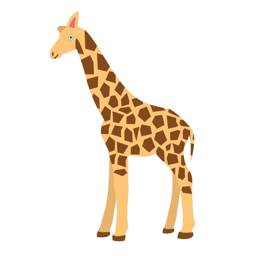 giraffe animal vector illustration icon image