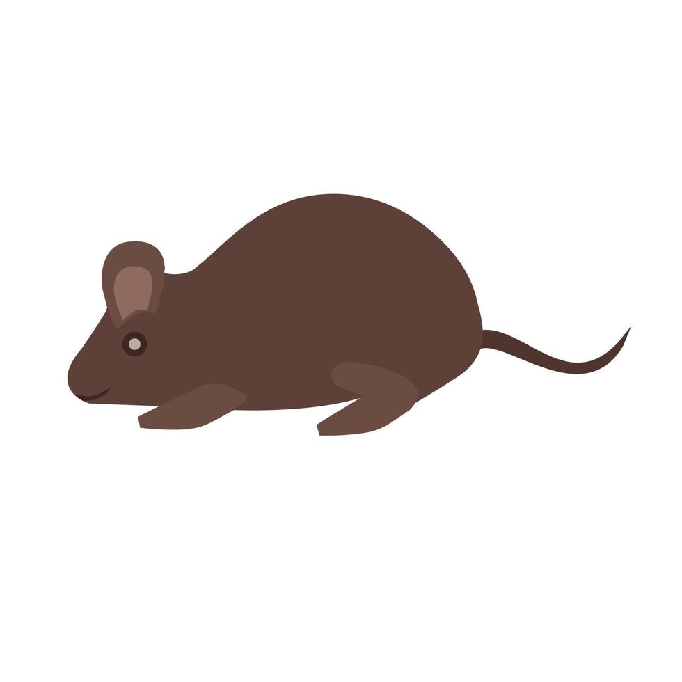 imagen de icono de ilustración de vector animal de rata