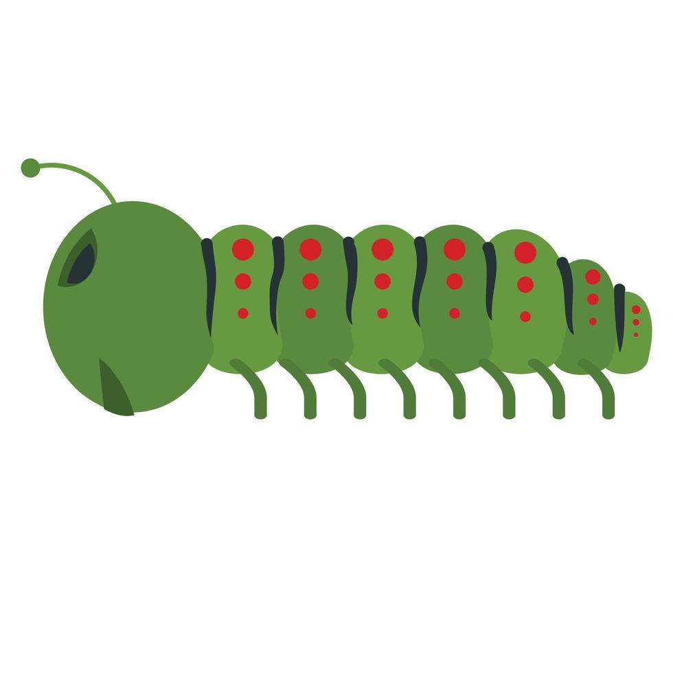 caterpillar animal vector illustration icon