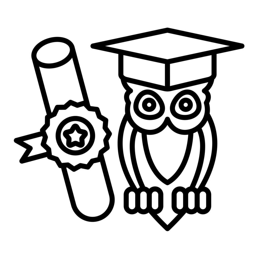 Wisdom Line Icon vector