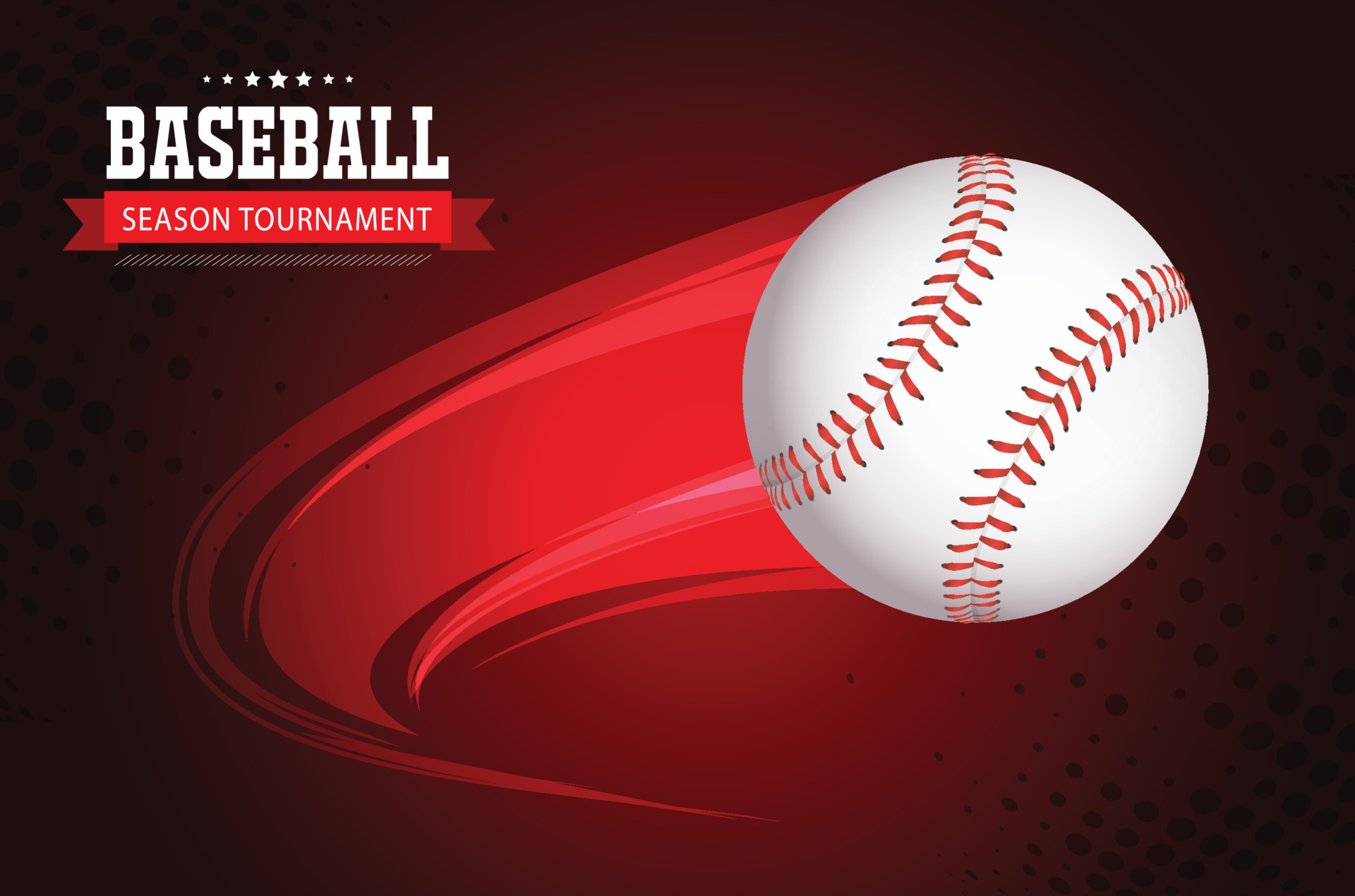 Baseball competition tournament template poster or banner vector design Baseball competition tournament template poster or banner vector design