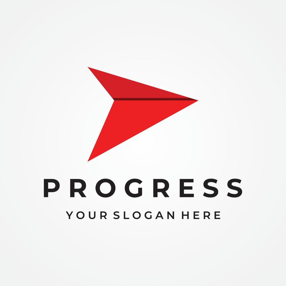 Financial and career creative growth and progress logo design with arrow direction sign. Logo for business,progress and career symbol. vector