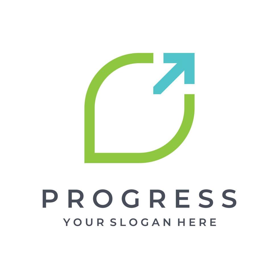 Financial and career creative growth and progress logo design with arrow direction sign. Logo for business,progress and career symbol. vector