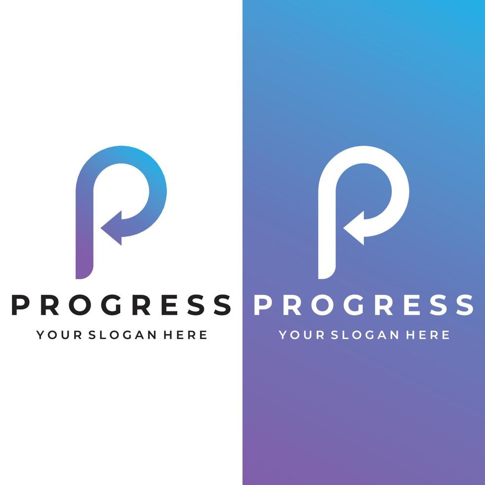 Financial and career creative growth and progress logo design with arrow direction sign. Logo for business,progress and career symbol. vector