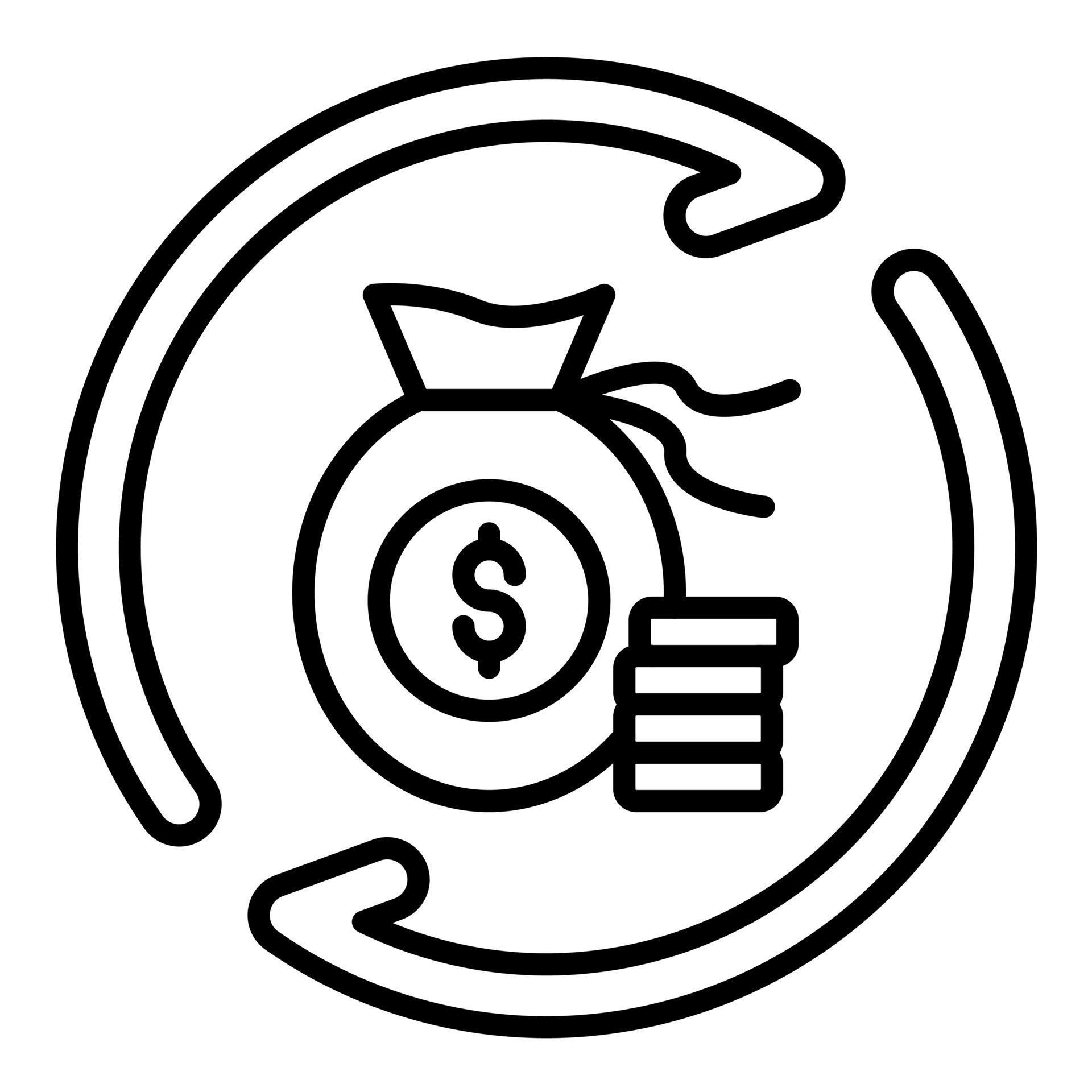 Revolving Line Of Credit Line Icon 14724531 Vector Art at Vecteezy