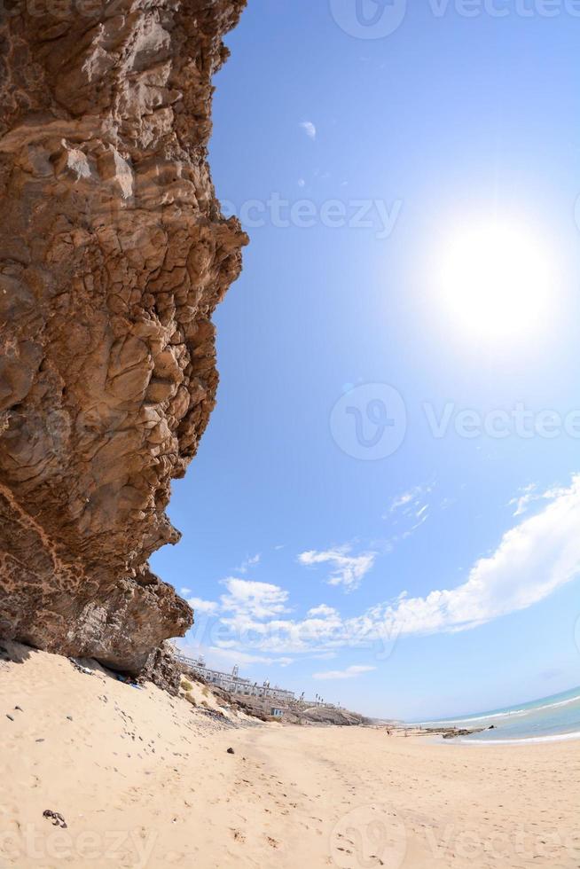 vista del paisaje árido foto