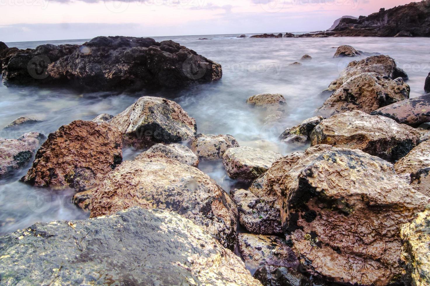 Water and rocks photo