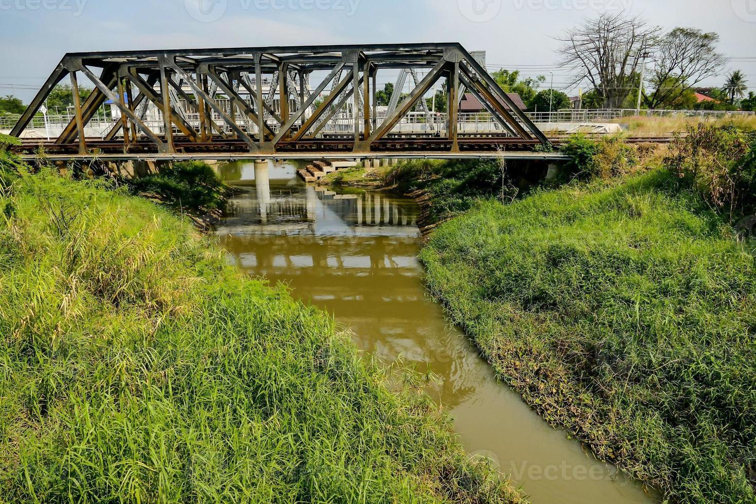 Bridge over river photo