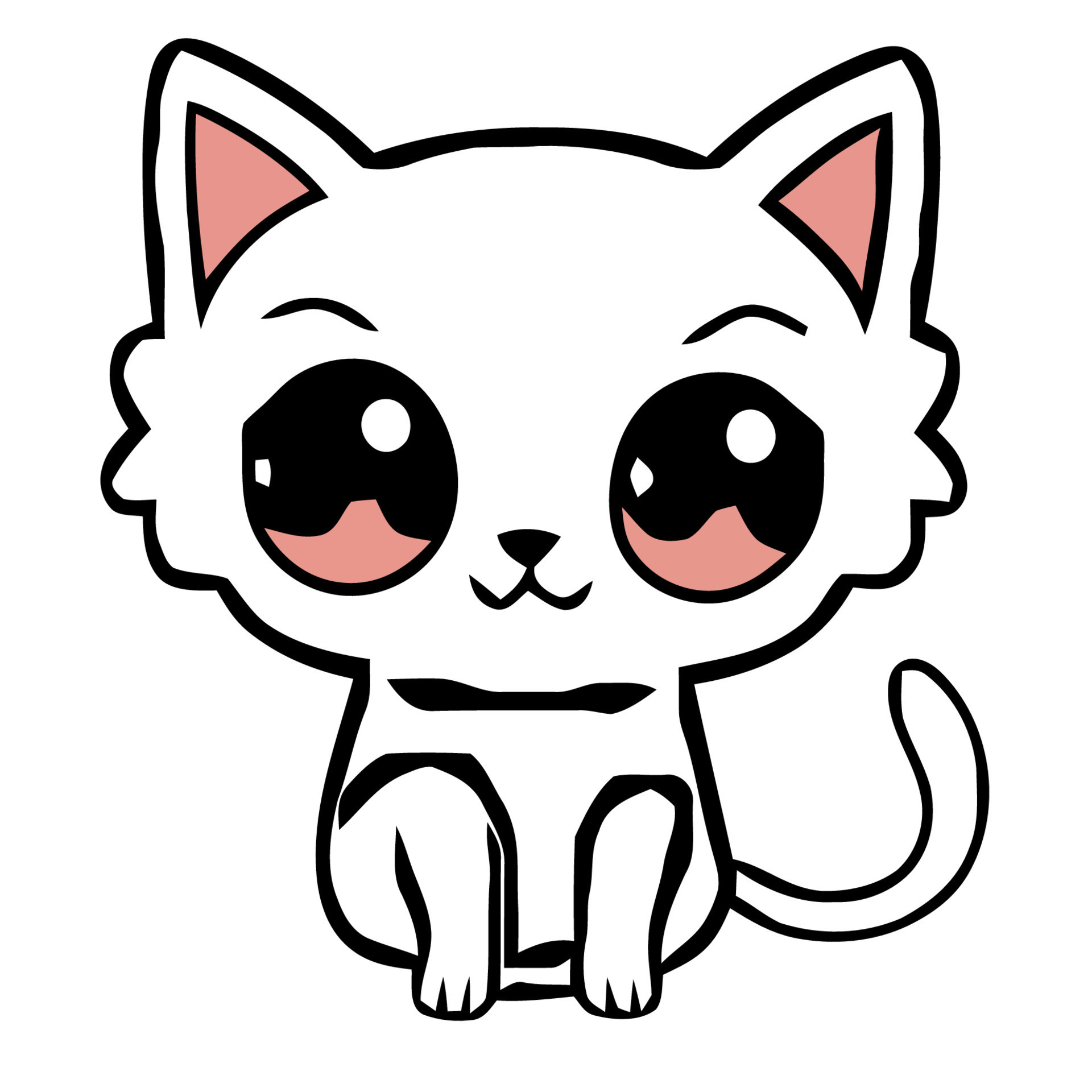 Cute Baby Kitten Cartoon 14726906 Vector Art at Vecteezy Cute Baby Kitten Cartoon 14726906 Vector Art at Vecteezy