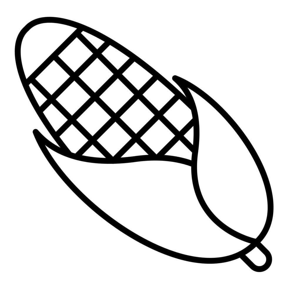 Corn Line Icon vector