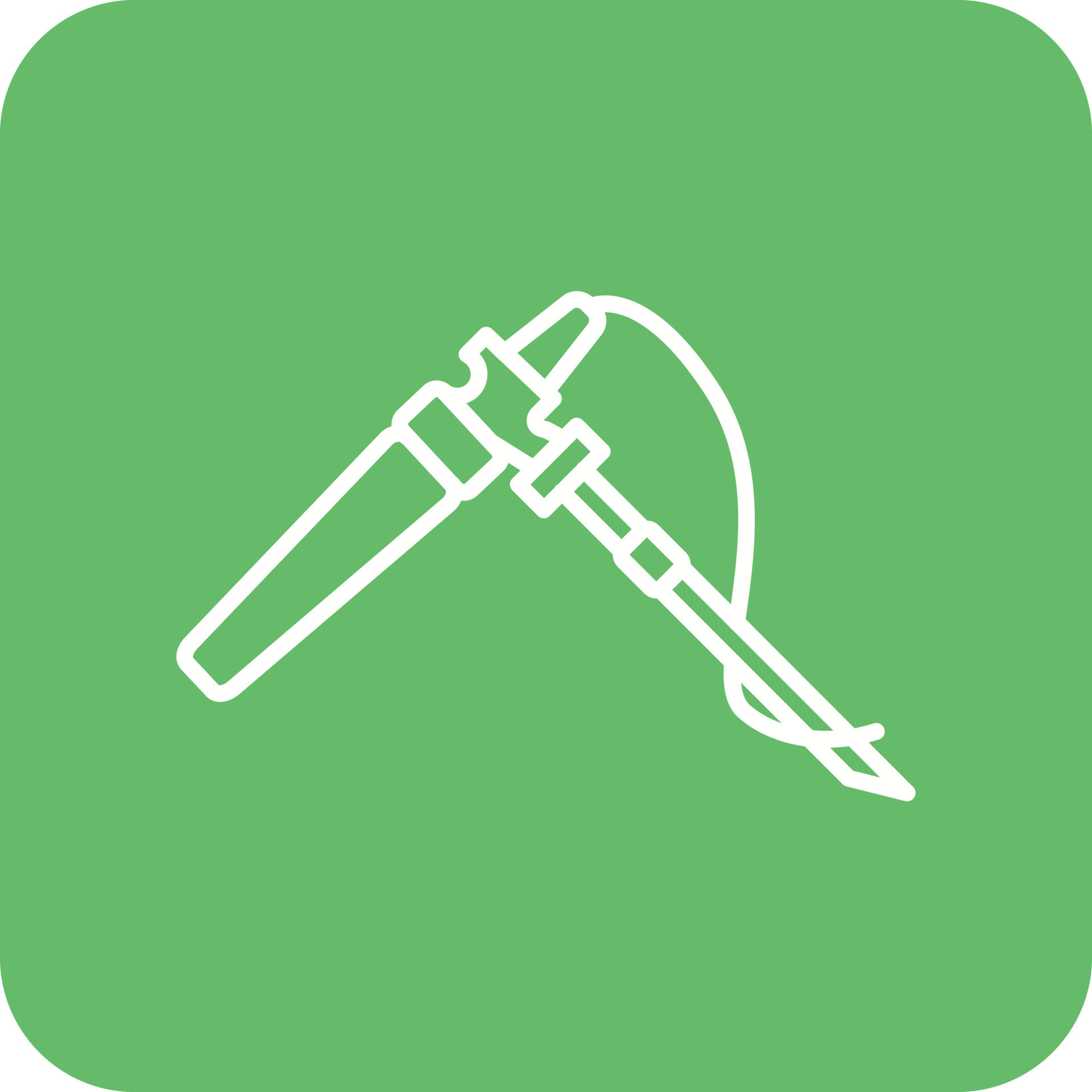 Boom Operator Line Round Corner Background Icons 14727293 Vector Art at