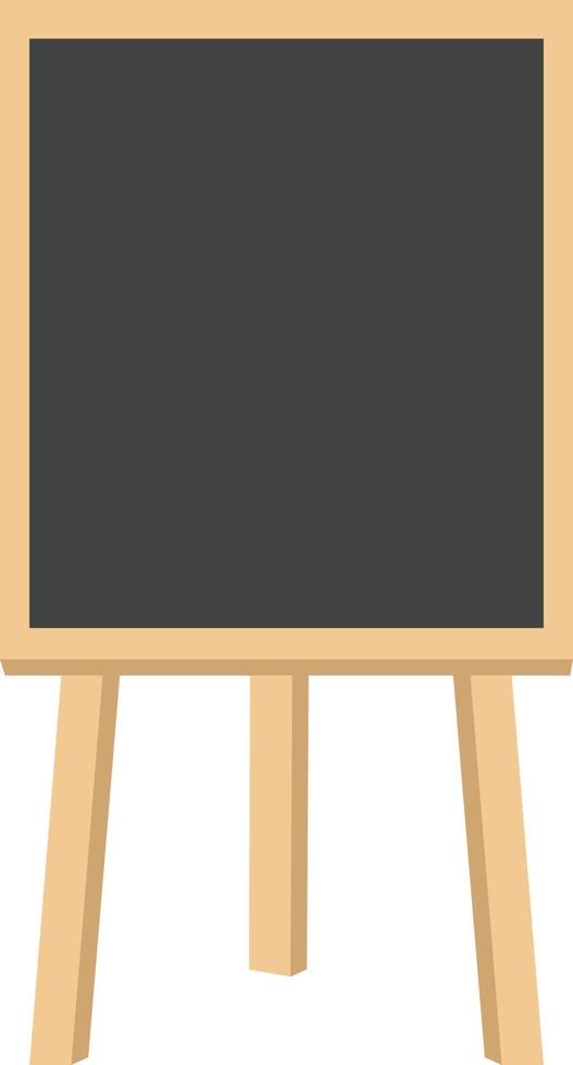 Menu Black Board. Blank cafe menu blackboard sign. flat style. vector