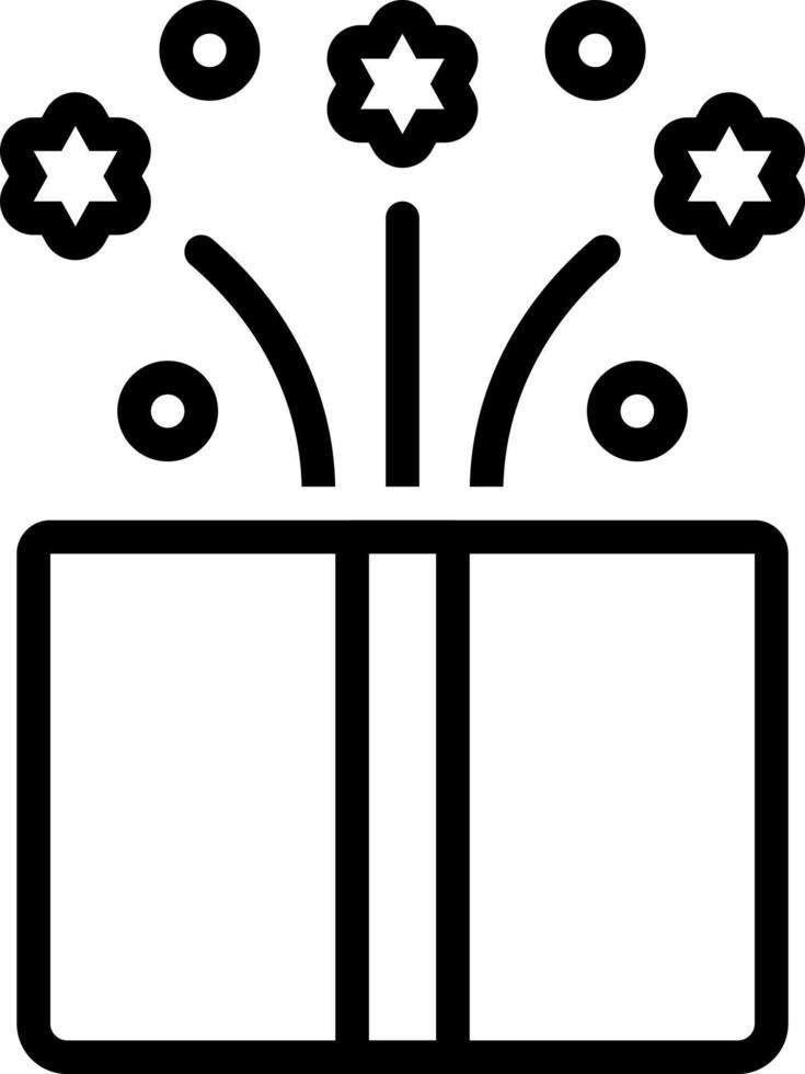 line icon for surprise vector