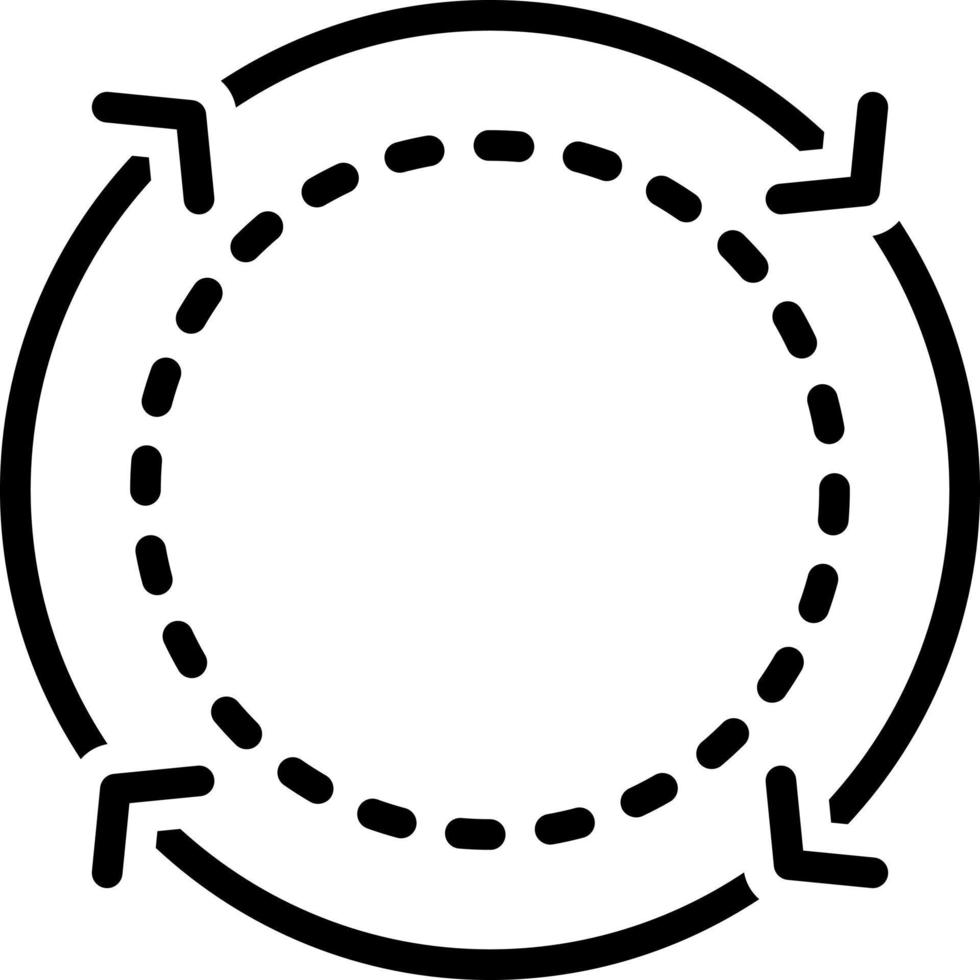 line icon for cycle vector