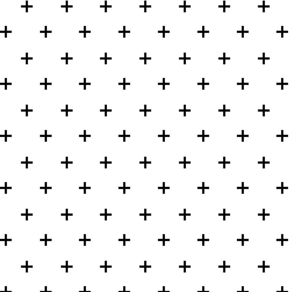 Crosses abstract pattern design background. vector