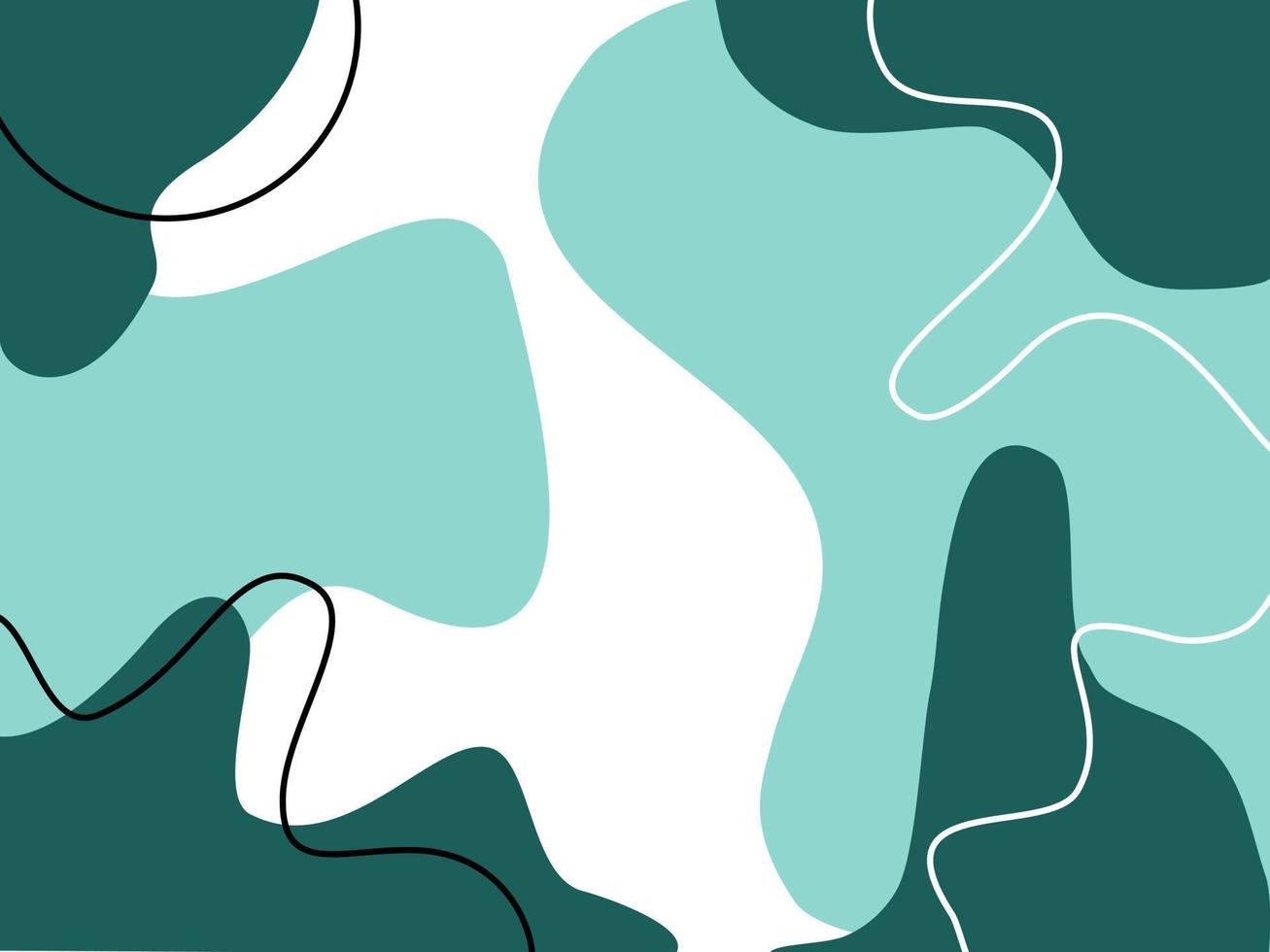 fondo abstracto minimalista en tono verde y el espacio para el texto. vector