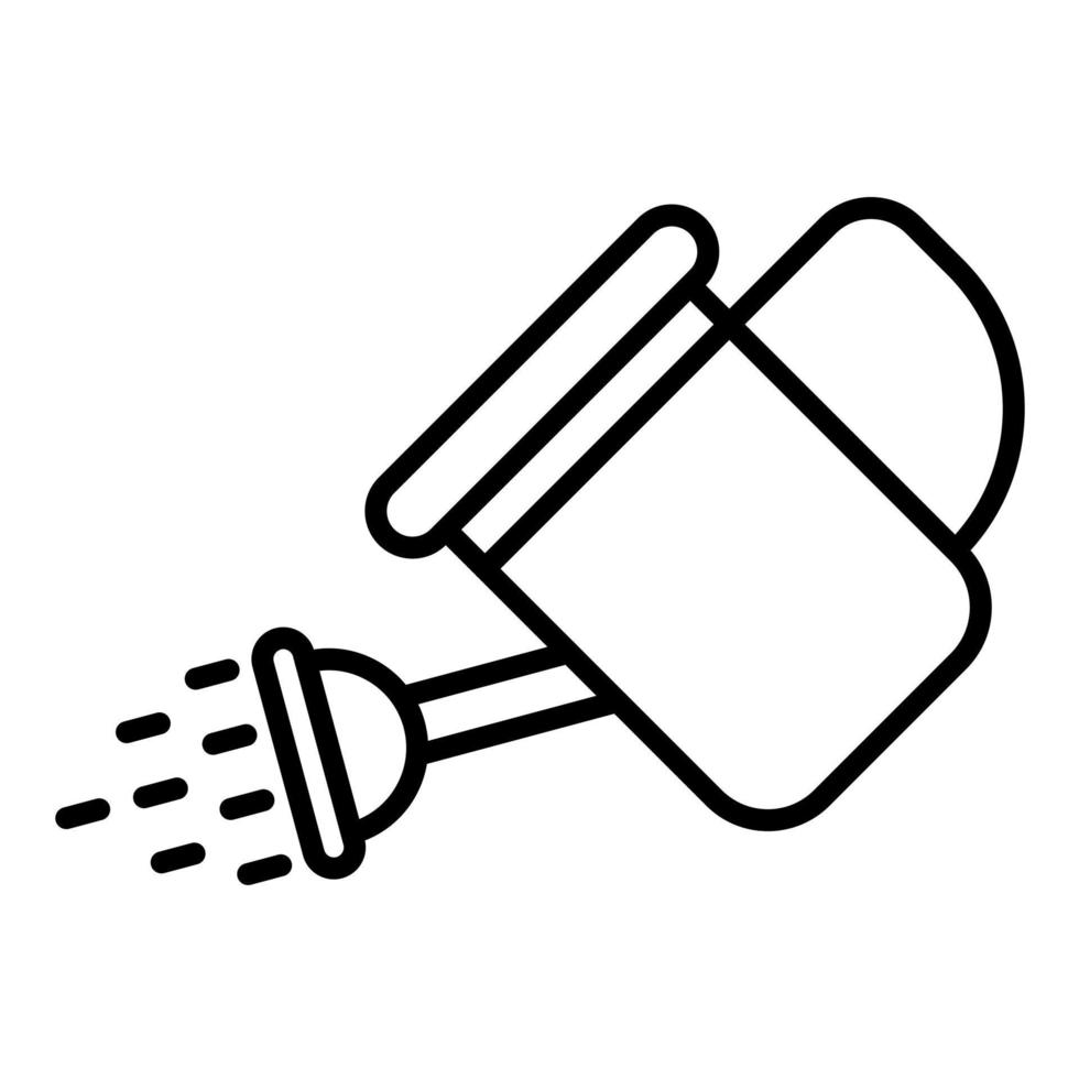 Water Can Line Icon vector