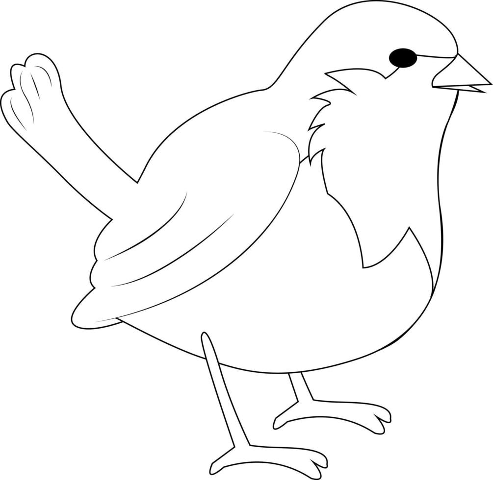 Christmas bird. Robin. Silhouette. Banner design element. poster, flyer, invitation, postcard, social networks. vector