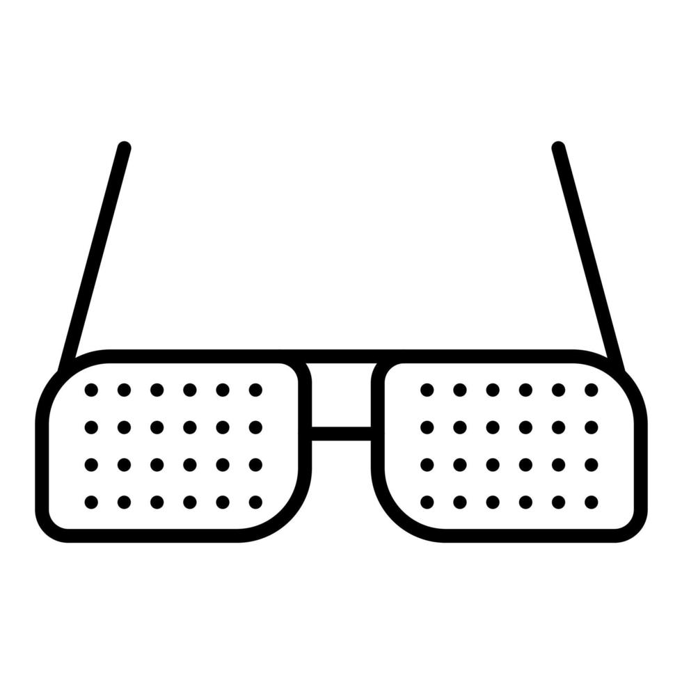 icono de línea de gafas estenopeicas 14728668 Vector en Vecteezy