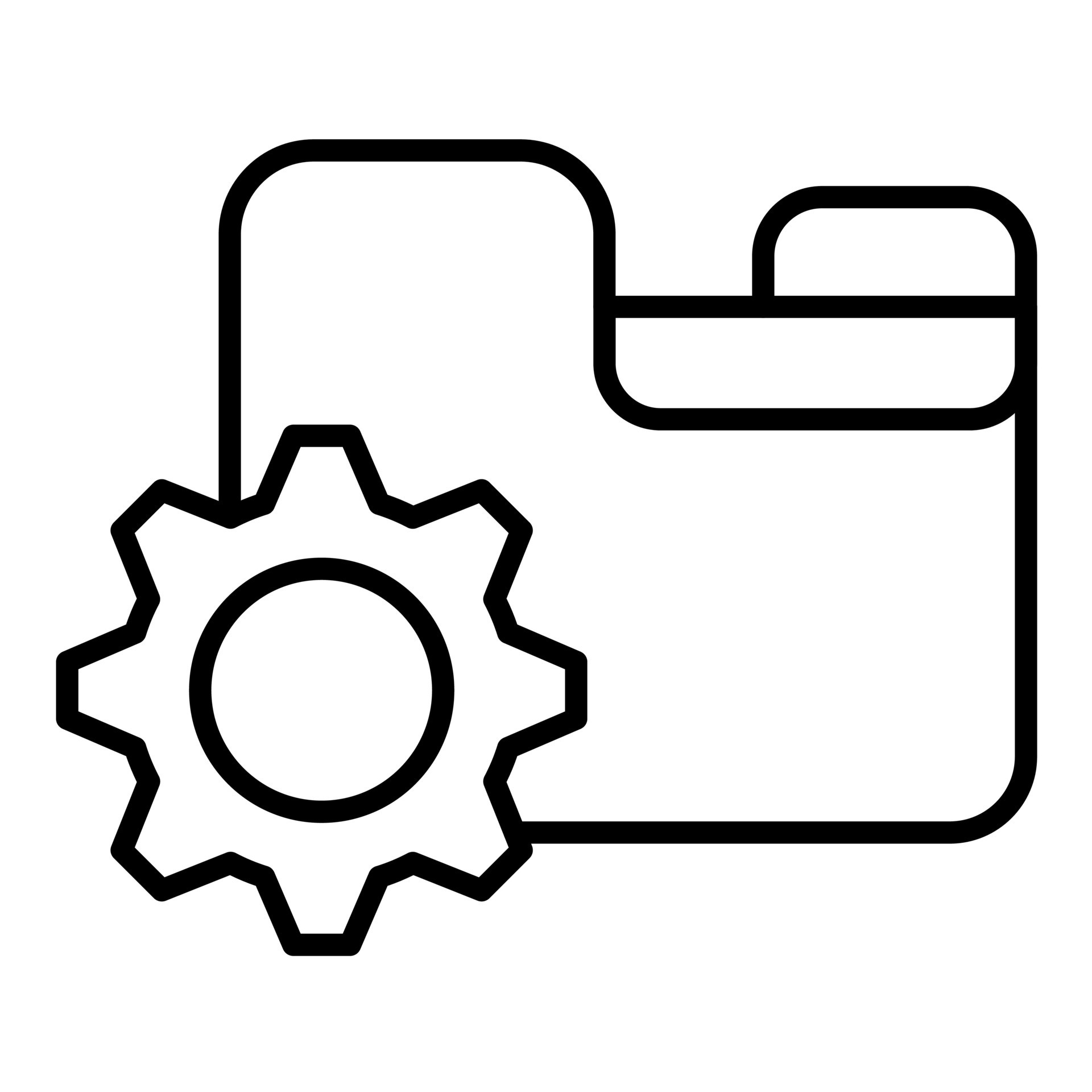 Project Files Line Icon 14729035 Vector Art at Vecteezy