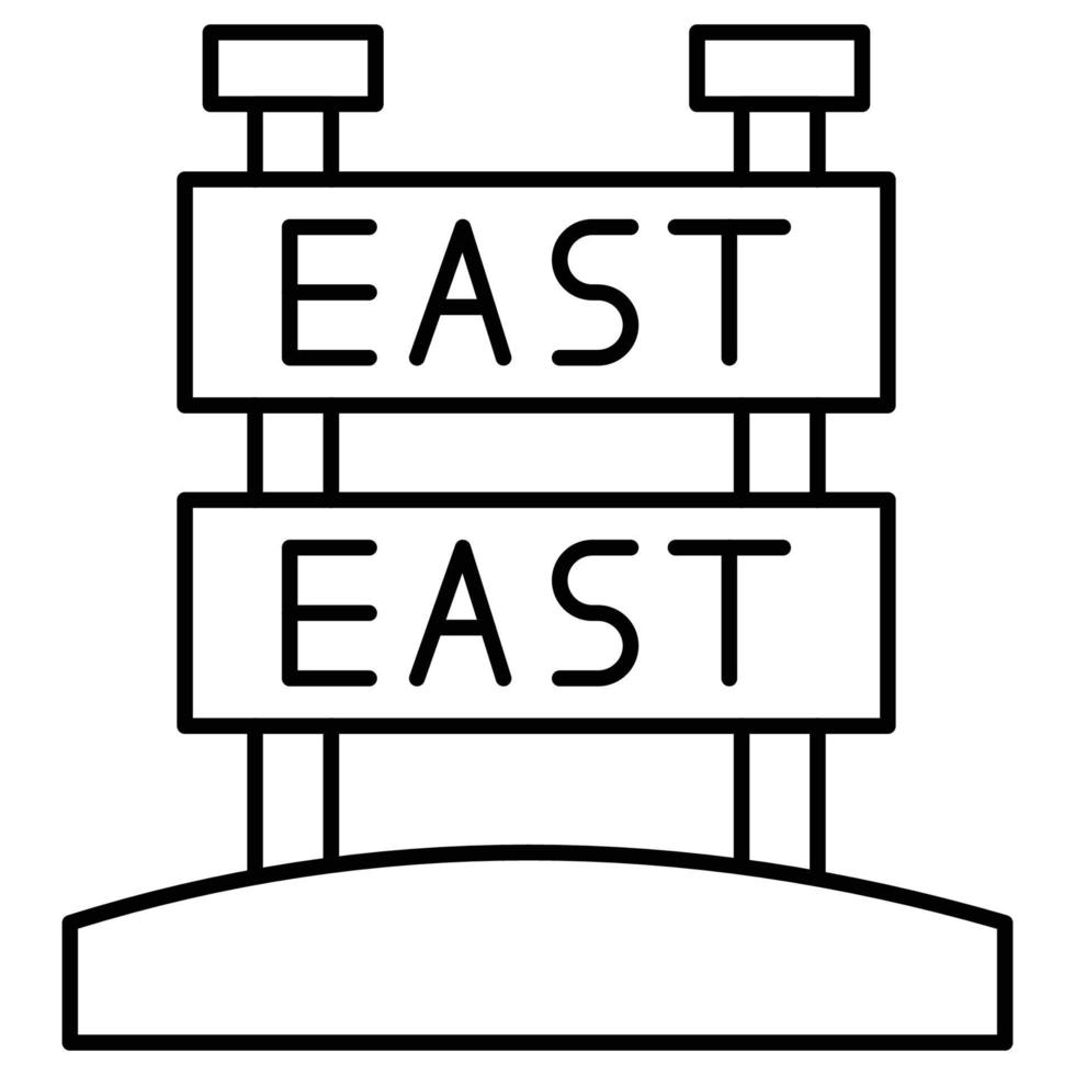 East direction which can easily  modify or edit vector