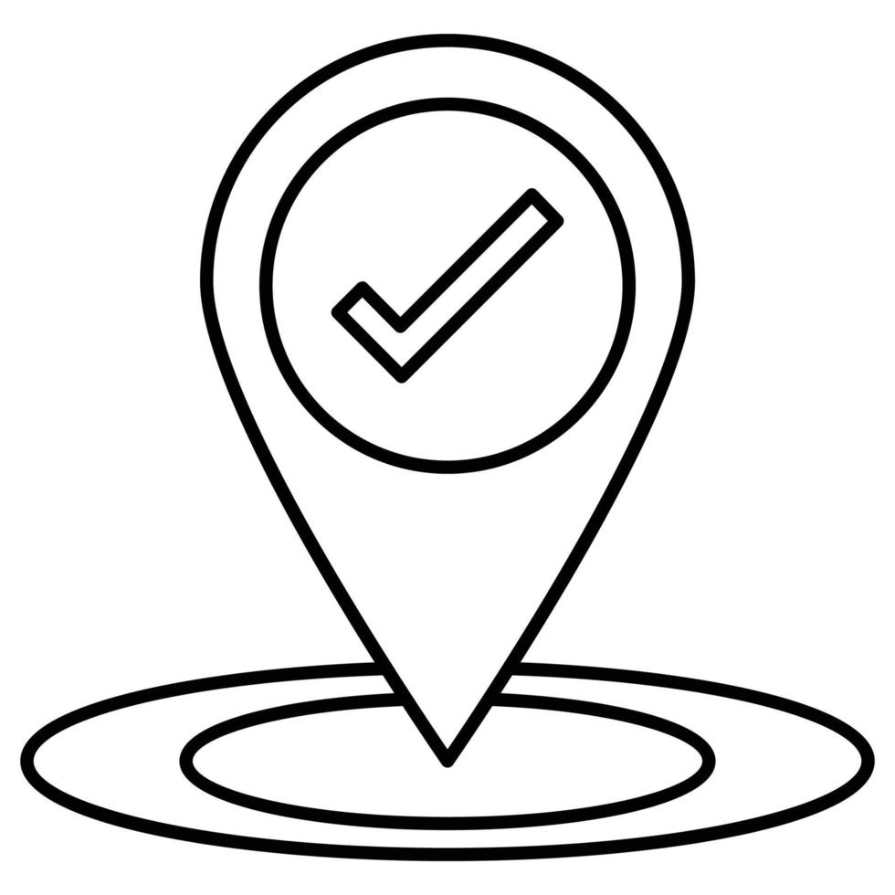 Location pin which can easily  modify or edit vector