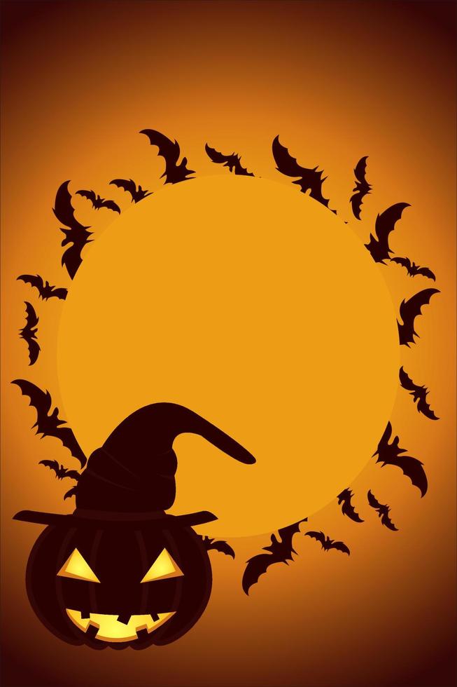 feliz halloween fondo para el 31 de octubre vacaciones e invitaciones a fiestas feliz halloween. vector