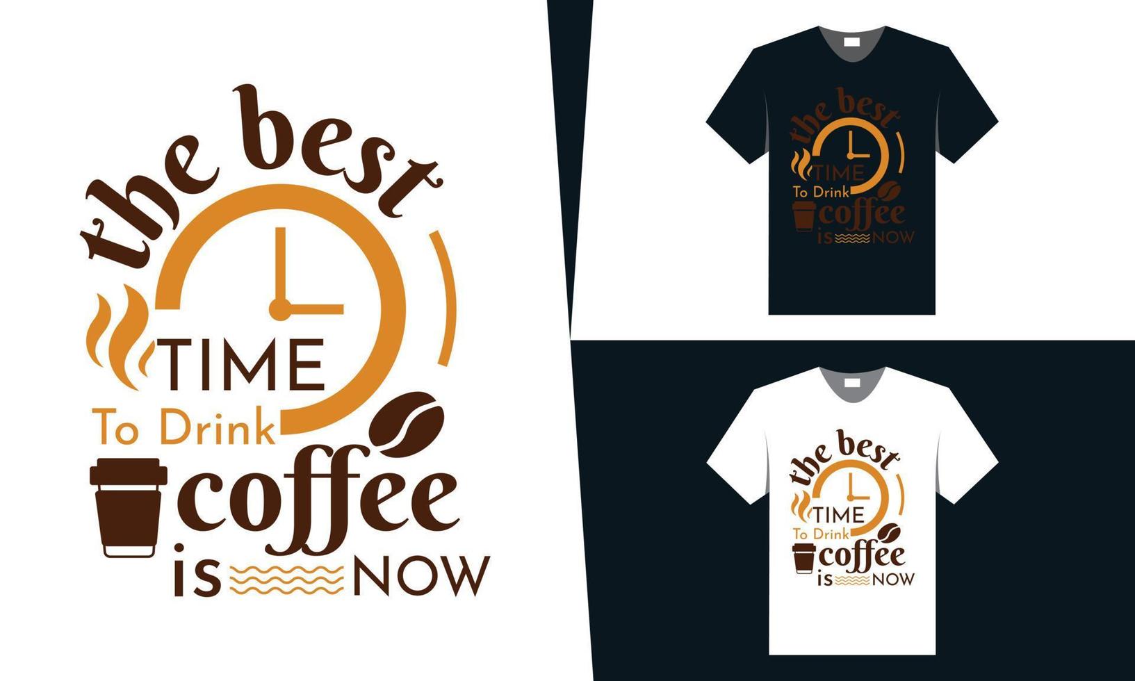 mejor diseño de camiseta de café, diseño tipográfico para amantes del café vector