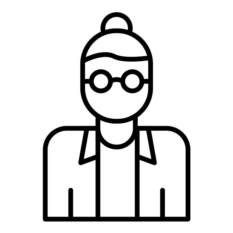 Women Line Icon vector