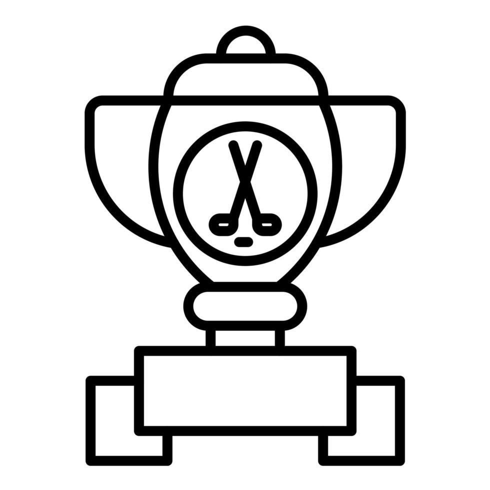 Minor Hockey League Line Icon vector