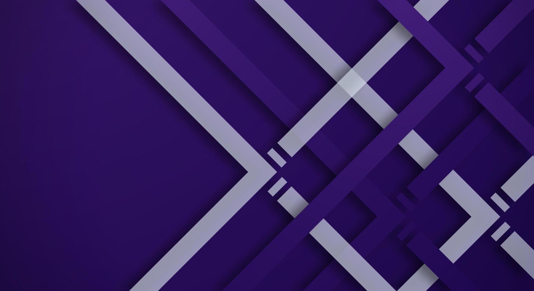 Abstract Dark Purple 3D Background with Purple and White Lines Paper Cut Style Textured. Usable for Decorative web layout, Poster, Banner, Corporate Brochure and Seminar Template Design vector