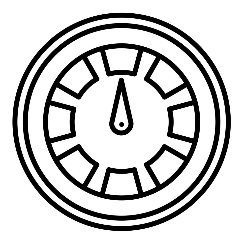 Speedometer Line Icon 14730051 Vector Art at Vecteezy