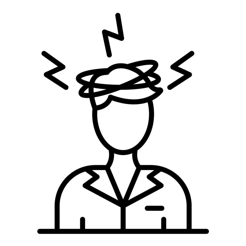 Stress Line Icon vector